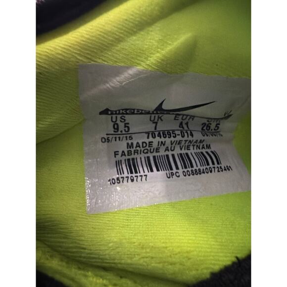 Women's Nike FREE TR FIT 5 Black & Yellow Marble Running Shoes Size 9.5 9 1/2 - Picture 6 of 10